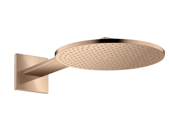 Axor Showersolutions Overhead Shower 300 2jet With Shower Arm Polished Red Gold