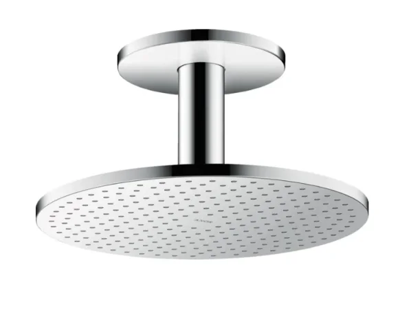 Axor Showersolutions Overhead Shower 300 1jet With Ceiling Connection Chrome detail view - Image 3