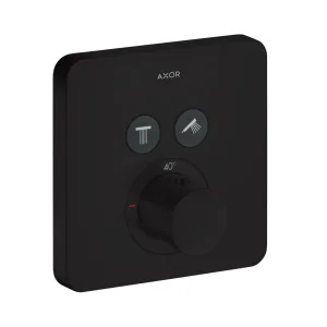 Axor Showersolutions Thermostatic Shower Mixer Concealed 220 X 180 X 140mm Black - Matt