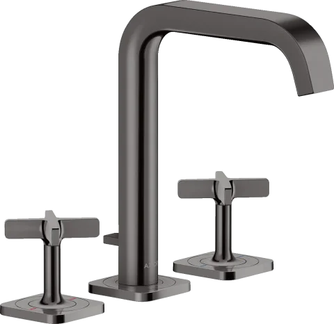 Axor Citterio E 3-hole Basin Mixer 170 With Escutcheons And Pop-up Waste product image - Image 1