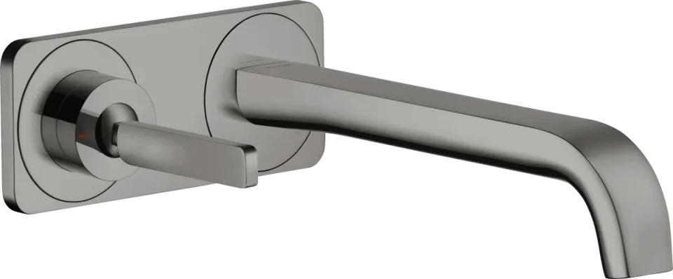 Axor Citterio E Single Lever Basin Mixer Wall-mounted With Pin Handle, Spout 221 Mm And Plate product image - Image 1