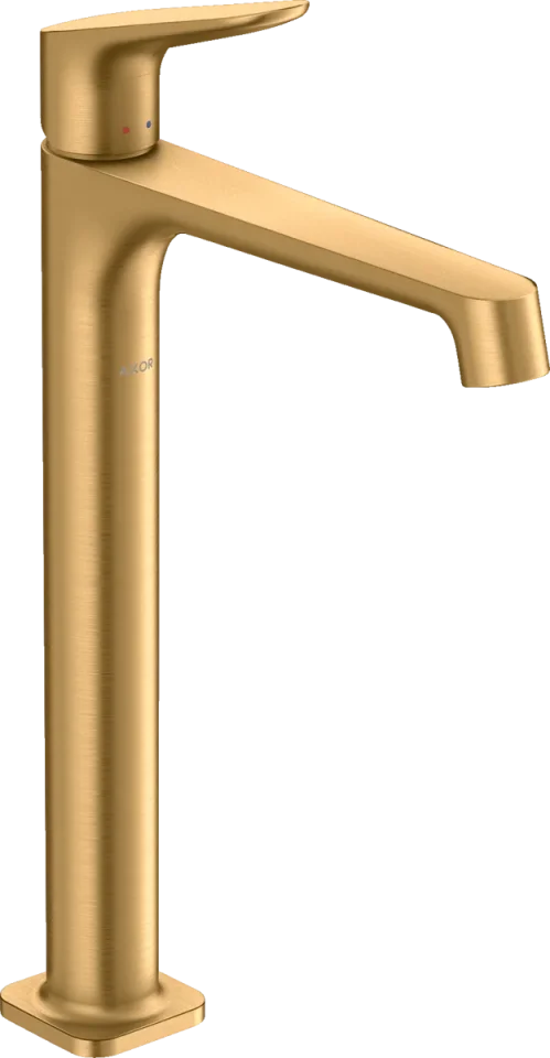 Axor Citterio M Single Lever Basin Mixer 250 For Wash Bowls Without Waste Brushed Brass product image - Image 1