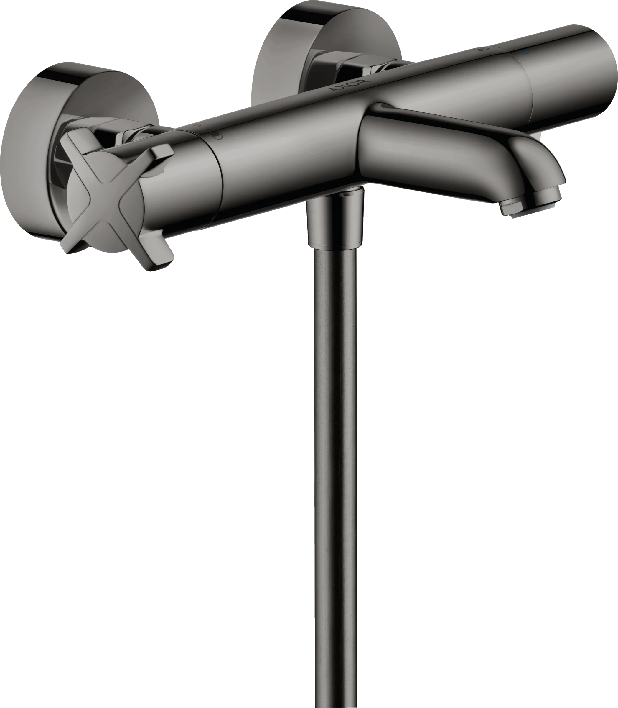 Axor Citterio E Thermostatic Bath Mixer For Exposed Installation Polished Black Chrome