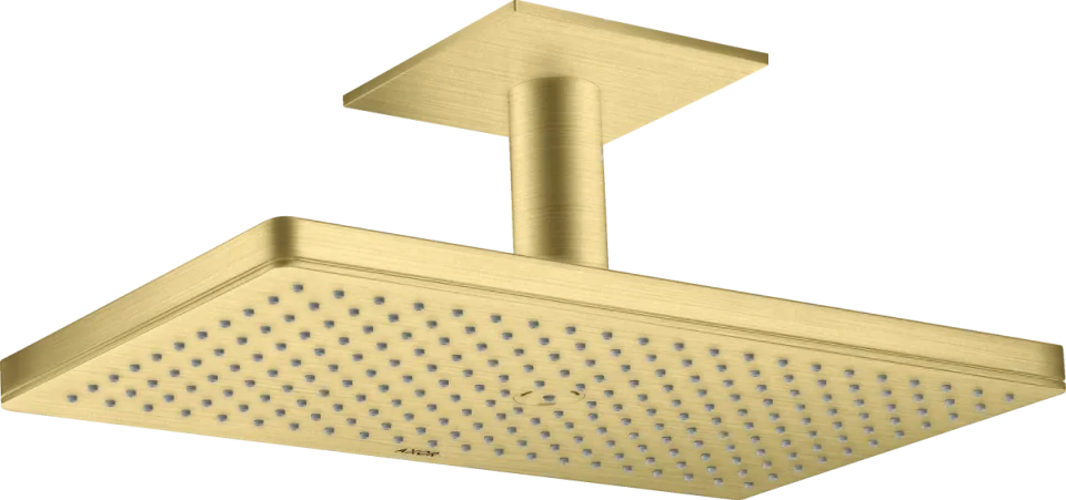 Axor Showersolutions Overhead Shower 460/300 1jet With Ceiling Connection Brushed Brass product image - Image 1