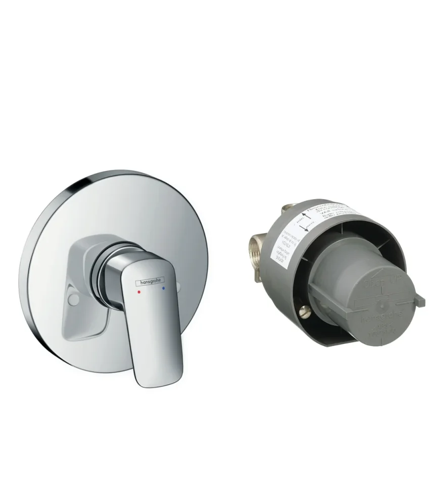 Hansgrohe Logis Manual Shower Mixer Set For Concealed Installation Chrome product image - Image 1