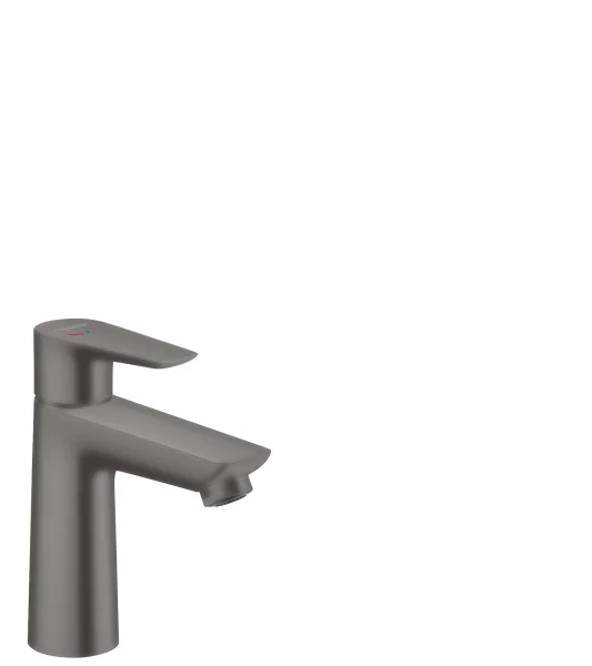 Hansgrohe Talis E Single Lever Basin Mixer 110 Coolstart Without Waste Brushed Black Chrome