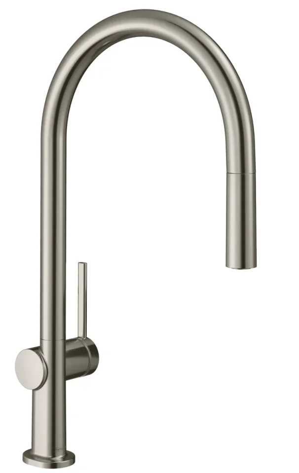 Hansgrohe Talis M54 Single Lever Kitchen Mixer 210 With Pull-out Spout, Single Spray Mode product image - Image 1