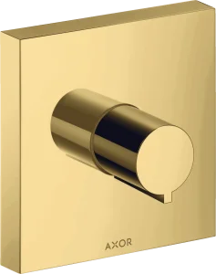 Axor Showersolutions Shut-off Valve Square 120 Mm X 120 Mm For Concealed Installation Gold Polished