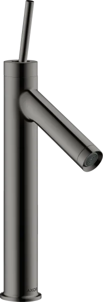 Axor Starck Single Lever Basin Mixer 170 With Pin Handle Without Waste Polished Black Chrome