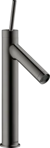 Axor Starck Single Lever Basin Mixer 170 With Pin Handle Without Waste Polished Black Chrome