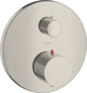 Axor Starck Thermostatic Mixer For Concealed Installation With Shut-off Valve Stainless Steel