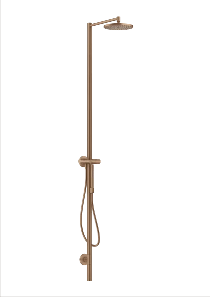Axor Starck Shower Columns 1190 X 375 X 230mm Rose Gold/gold - Brushed
