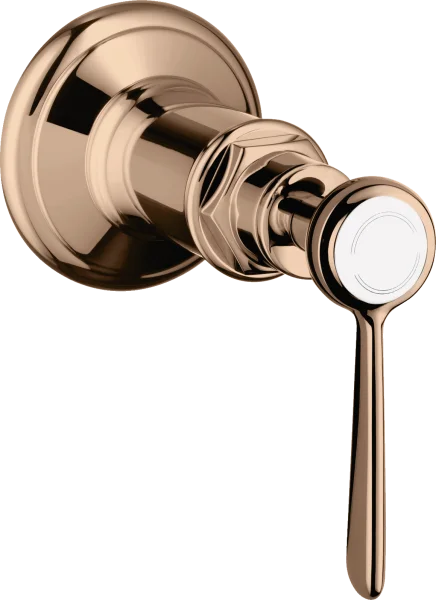 Axor Montreux Shut-off Valve For Concealed Installation With Lever Handle Polished Red Gold