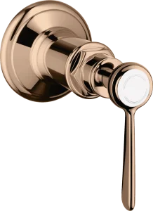 Axor Montreux Shut-off Valve For Concealed Installation With Lever Handle Polished Red Gold