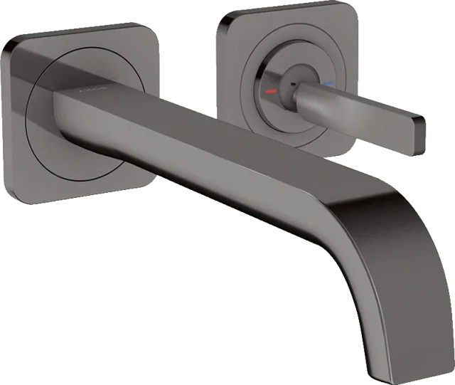 Axor Citterio E Single Lever Basin Mixer Wall-mounted With Pin Handle, Spout 221 Mm And Escutcheons product image - Image 1