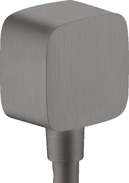 Axor Showersolutions Wall Outlet Softsquare Brushed Black Chrome