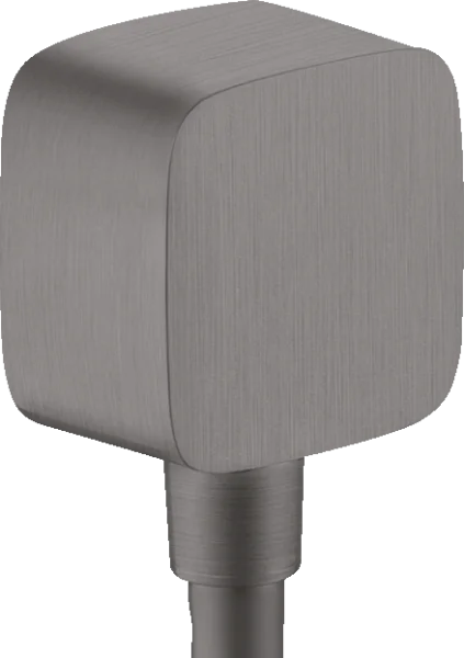 Axor Showersolutions Wall Outlet Softsquare Brushed Black Chrome