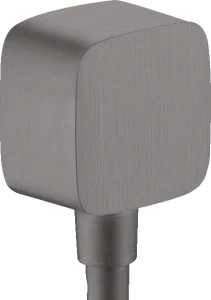 Axor Showersolutions Wall Outlet Softsquare Brushed Black Chrome