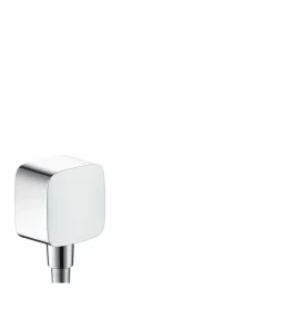 Hansgrohe Fixfit Wall Outlet With Non-return Valve Polished Nickel