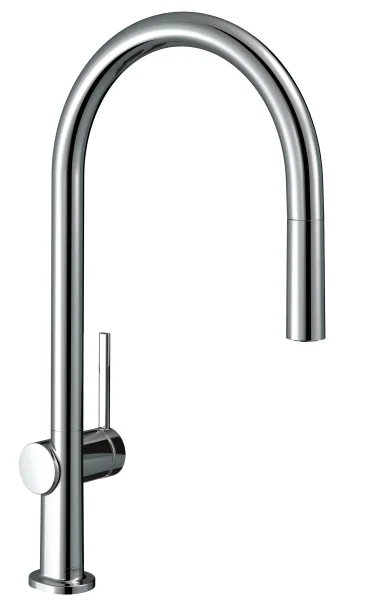 Hansgrohe Talis M54 Single Lever Kitchen Mixer 210 With Pull-out Spout And Sbox, Single Spray Mode Chrome