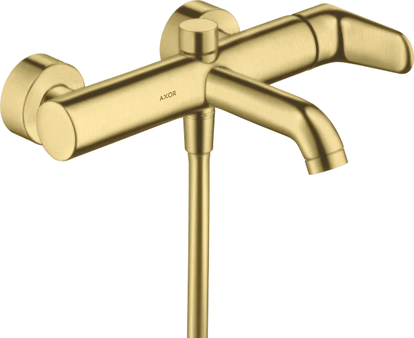 Axor Citterio M Single Lever Manual Bath Mixer For Exposed Installation Brushed Brass