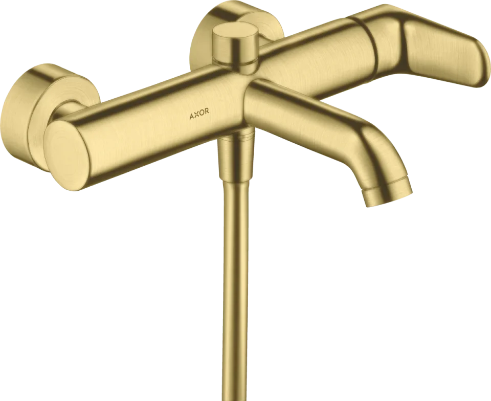 Axor Citterio M Single Lever Manual Bath Mixer For Exposed Installation Brushed Brass product image - Image 1