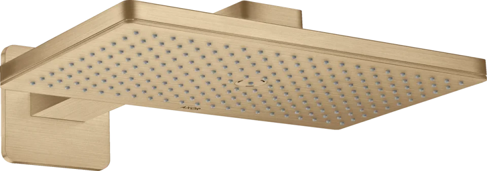 Axor Showersolutions Overhead Shower 460/300 1jet With Shower Arm And Softsquare Escutcheon Brushed Bronze product image - Image 1