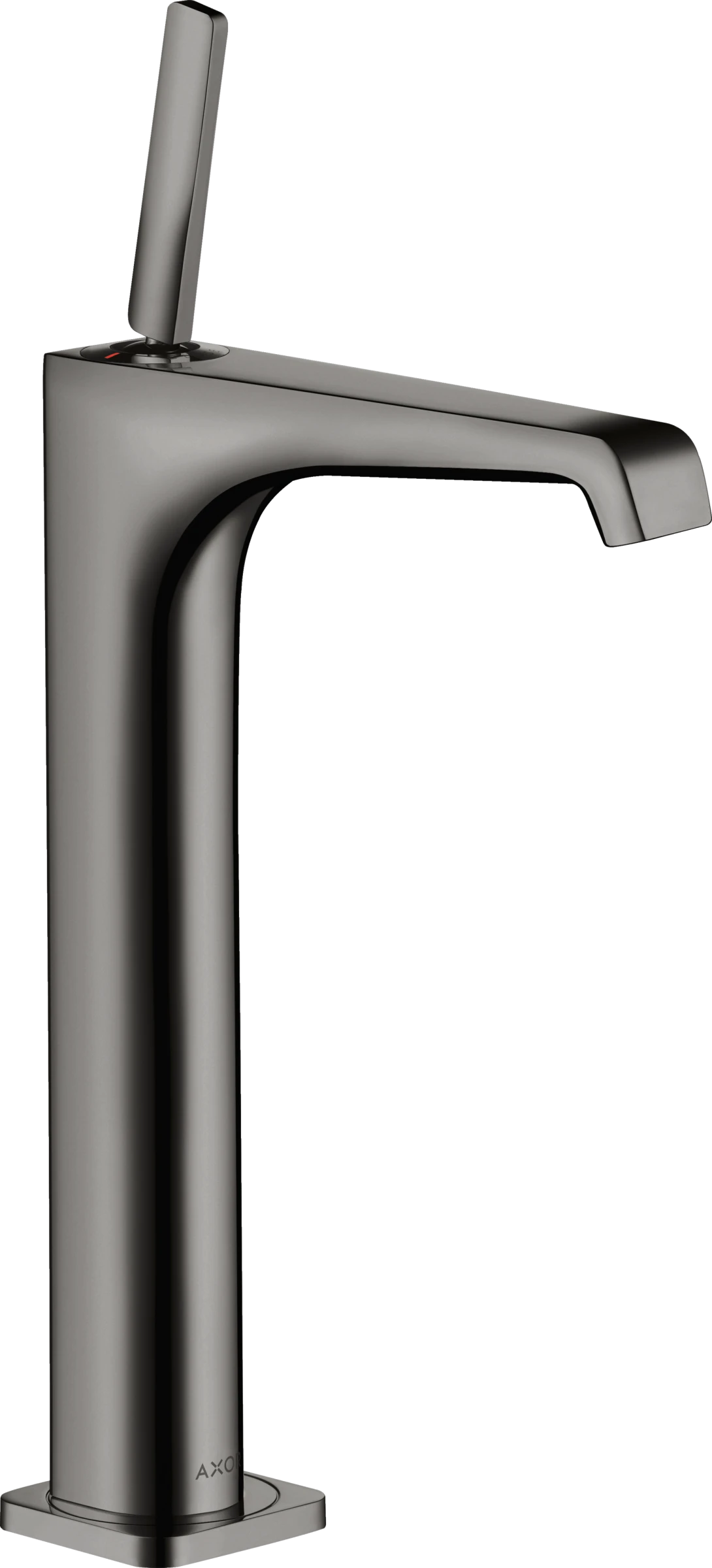 Axor Citterio E Single Lever Basin Mixer 250 With Pin Handle For Wash Bowls With Waste Polished Black Chrome