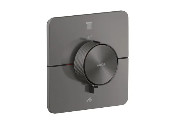 Axor Showerselect Id Thermostatic Shower Mixer Concealed 269 X 242 X 179mm Gunmetal/chrome - Brushed