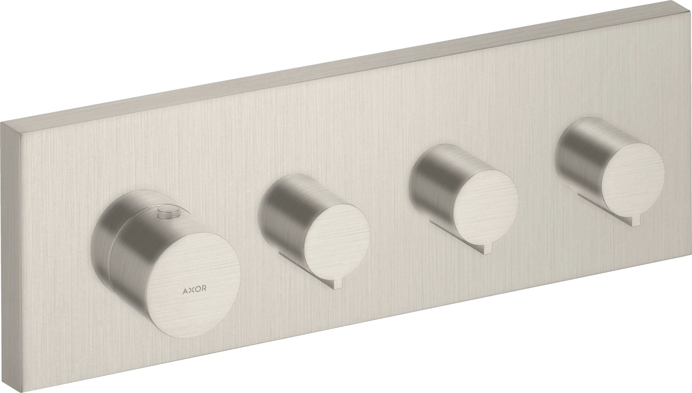 Axor Showersolutions Thermostatic Module 360/120 Square For Concealed Installation For 3 Outlets Stainless Steel