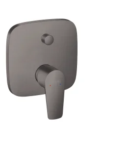 Hansgrohe Talis E Single Lever Manual Bath Mixer For Concealed Installation Brushed Black Chrome