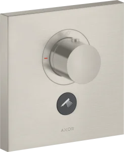 Axor Showerselect Thermostatic Mixer Highflow Square For Concealed Installation For Multiple Outlets Stainless Steel