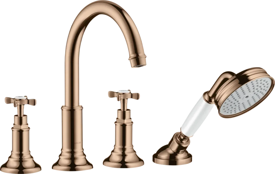 Axor Montreux Bath Mixers Concealed 504 X 263 X 128mm Rose Gold/gold - Polished product image - Image 1