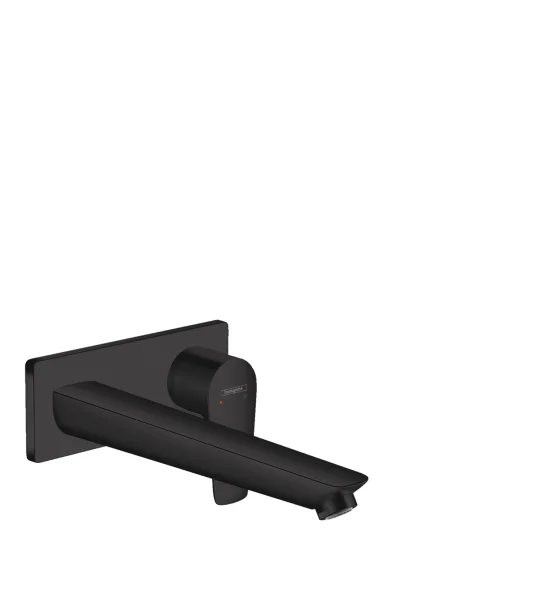 Hansgrohe Talis E Single Lever Basin Mixer For Concealed Installation With Spout 22.5 Cm Matt Black