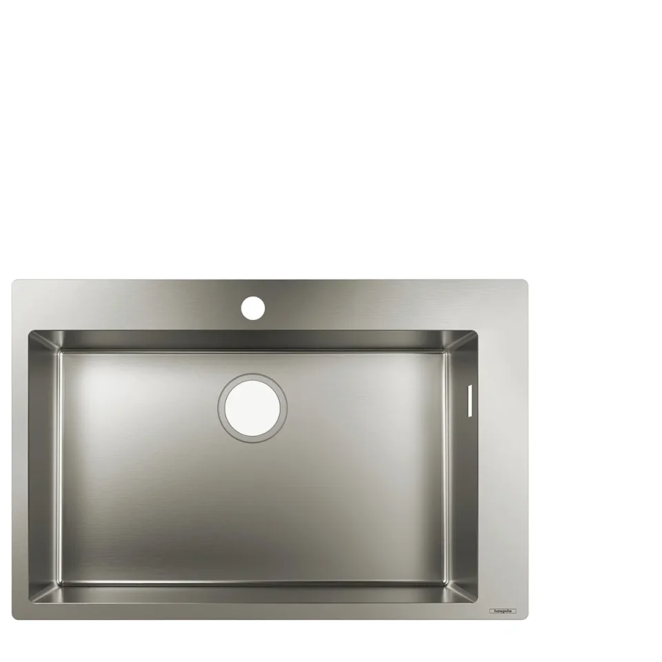 Hansgrohe S71 S711-f660 Built-in Sink 660 Stainless Steel product image - Image 1