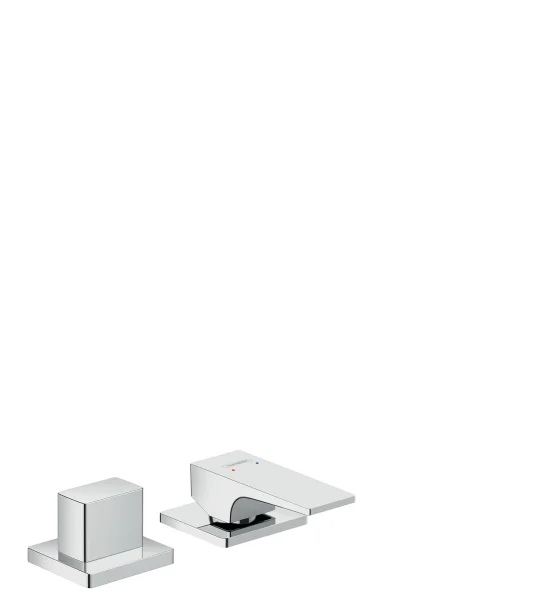 Hansgrohe Metropol 2-hole Rim-mounted Manual Single Lever Bath Mixer With Lever Handle Chrome