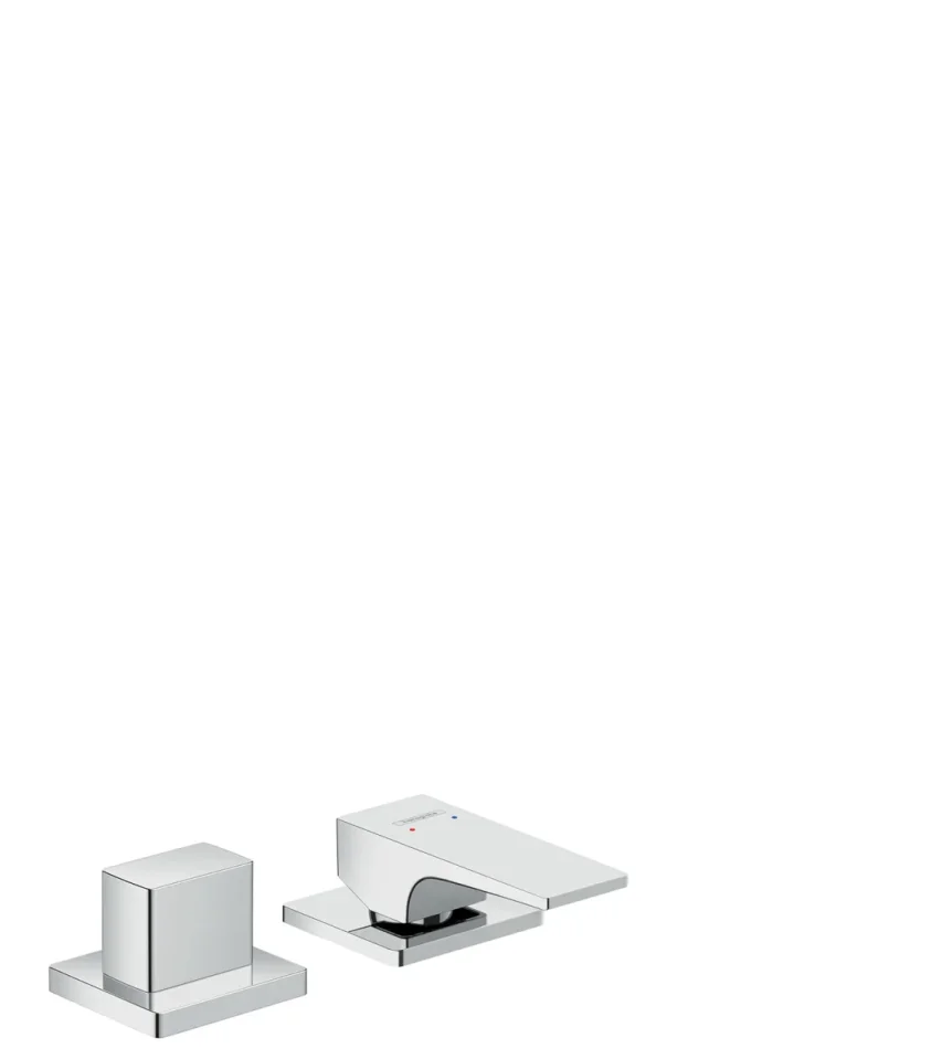 Hansgrohe Metropol 2-hole Rim-mounted Manual Single Lever Bath Mixer With Lever Handle Chrome product image - Image 1
