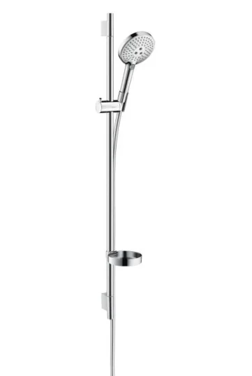 Hansgrohe Raindance Select S Shower Set 120 3jet Ecosmart With Shower Rail 90 Cm And Soap Dish Chrome detail view - Image 2