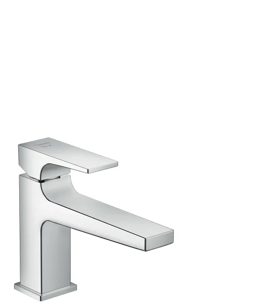 Hansgrohe Metropol Single Lever Basin Mixer 100 Coolstart With Lever Handle And Push-open Waste Chrome
