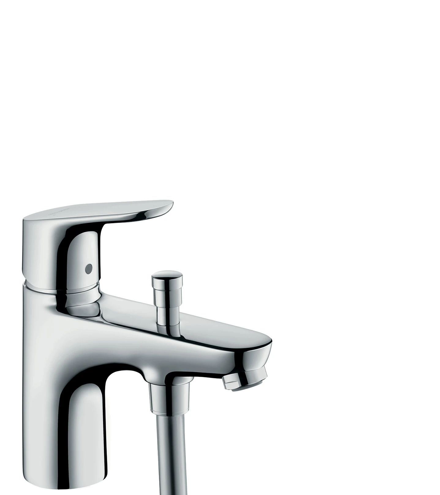 Hansgrohe Focus Single Lever Bath And Shower Mixer Monotrou With 2 Flow Rates Chrome