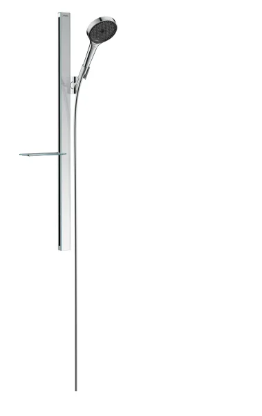 Hansgrohe Rainfinity Shower Set 130 3jet Ecosmart With Shower Bar 90 Cm And Shelf Chrome