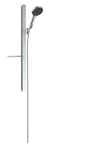 Hansgrohe Rainfinity Shower Set 130 3jet Ecosmart With Shower Bar 90 Cm And Shelf Chrome