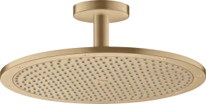 Axor Showersolutions Overhead Shower 350 1jet With Ceiling Connection Brushed Bronze