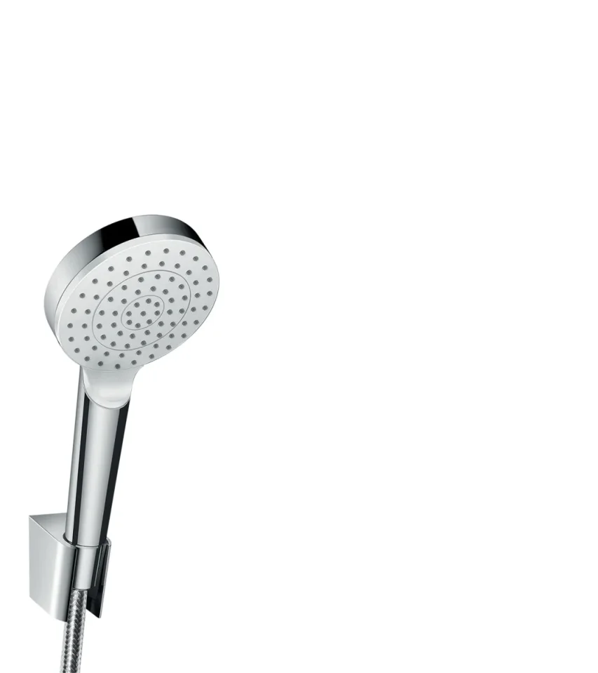 Hansgrohe Crometta Shower Holder Set 100 1jet Ecosmart With Shower Hose 125 Cm product image - Image 1