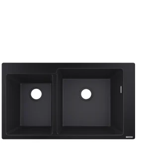 Hansgrohe S51 S510-f760 Built-in Sink 305/435 Black