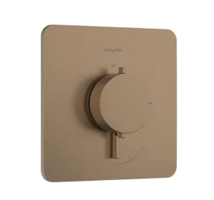 Hansgrohe Ecostat Comfort Q Thermostatic Shower Mixer Concealed 262 X 233 X 168mm Bronze - Brushed