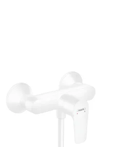 Hansgrohe Talis E Single Lever Manual Shower Mixer For Exposed Installation Matt White