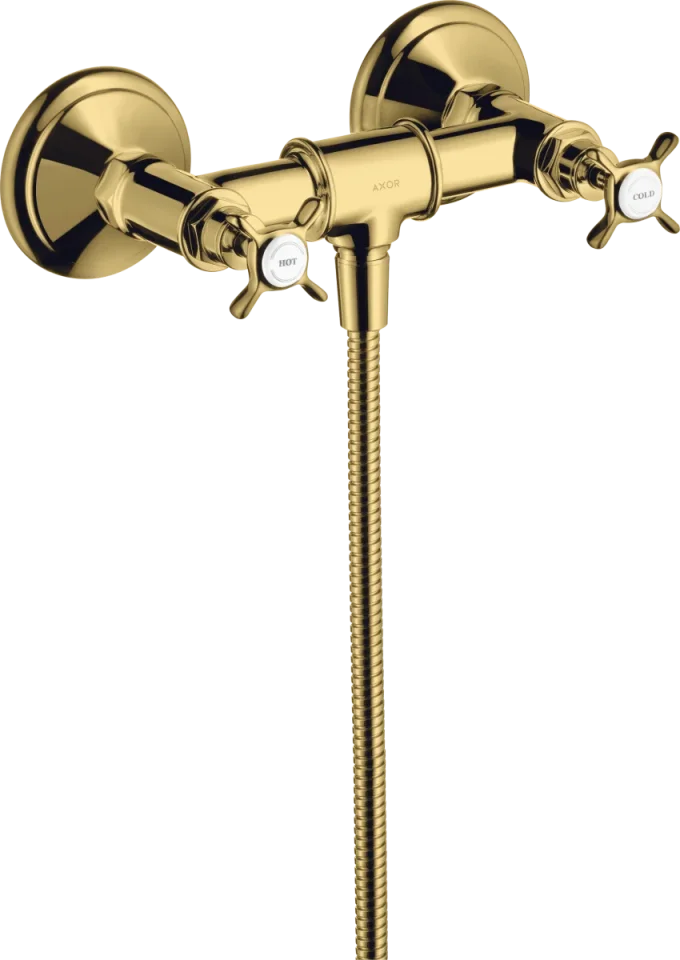 Axor Montreux 2-handle Manual Shower Mixer For Exposed Installation With Cross Handles product image - Image 1