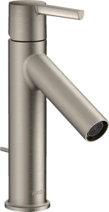 Axor Starck Single Lever Basin Mixer 100 Coolstart With Lever Handle And Pop-up Waste Stainless Steel