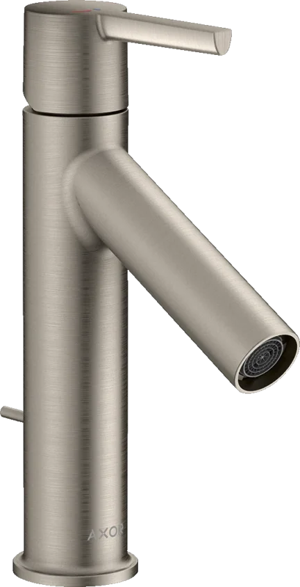 Axor Starck Single Lever Basin Mixer 100 Coolstart With Lever Handle And Pop-up Waste Stainless Steel Optic product image - Image 1